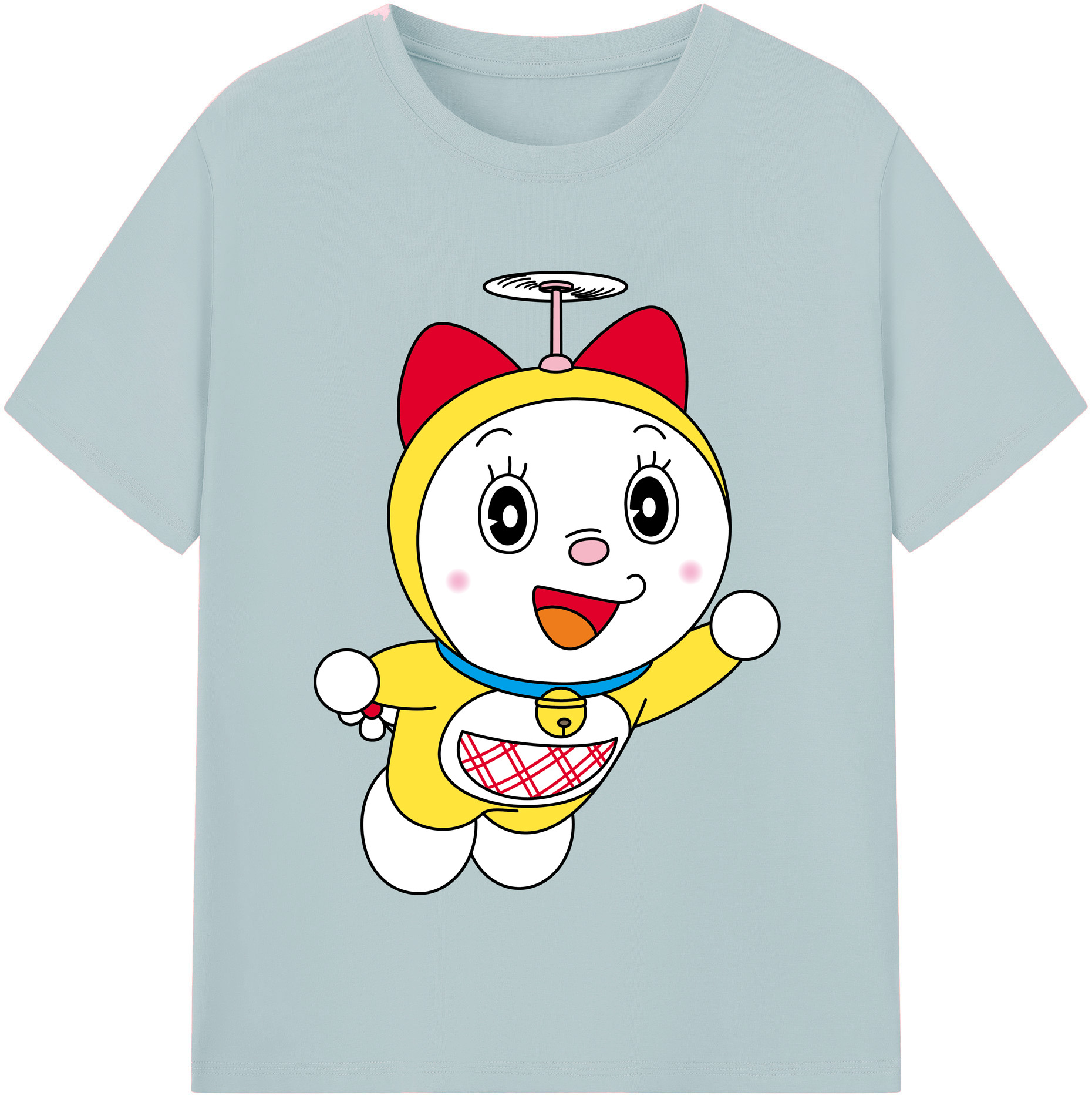 （画像用） ドラえもん ドラミ Doraemon Dorami 綿100％半袖Tシャツ（フロントプリント）